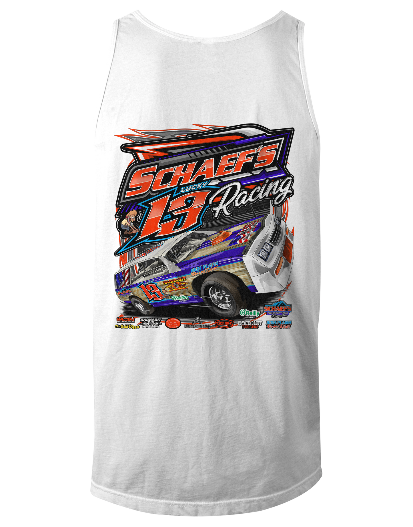 Schaef's Racing Tank Tops