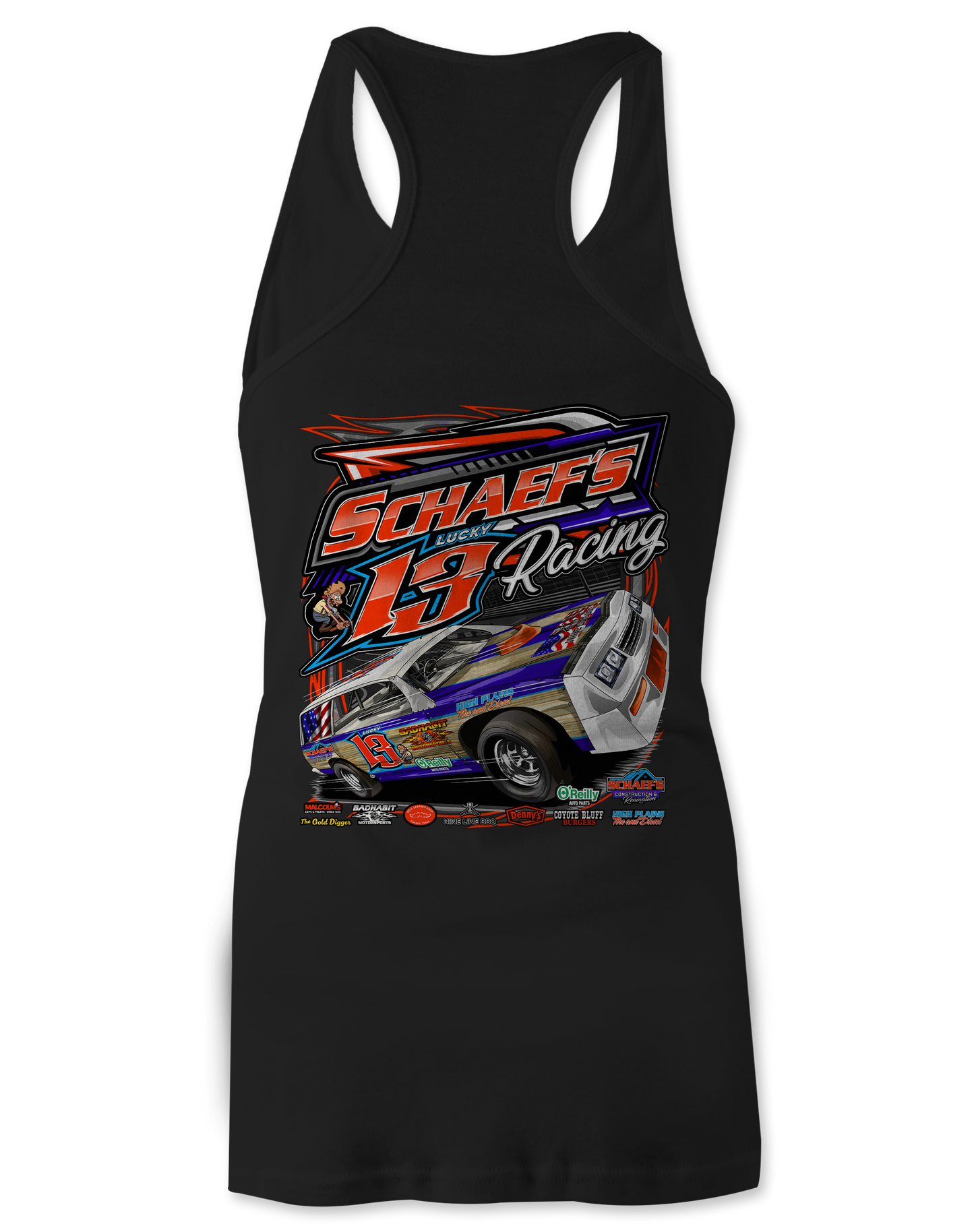 Schaef's Racing Tank Tops