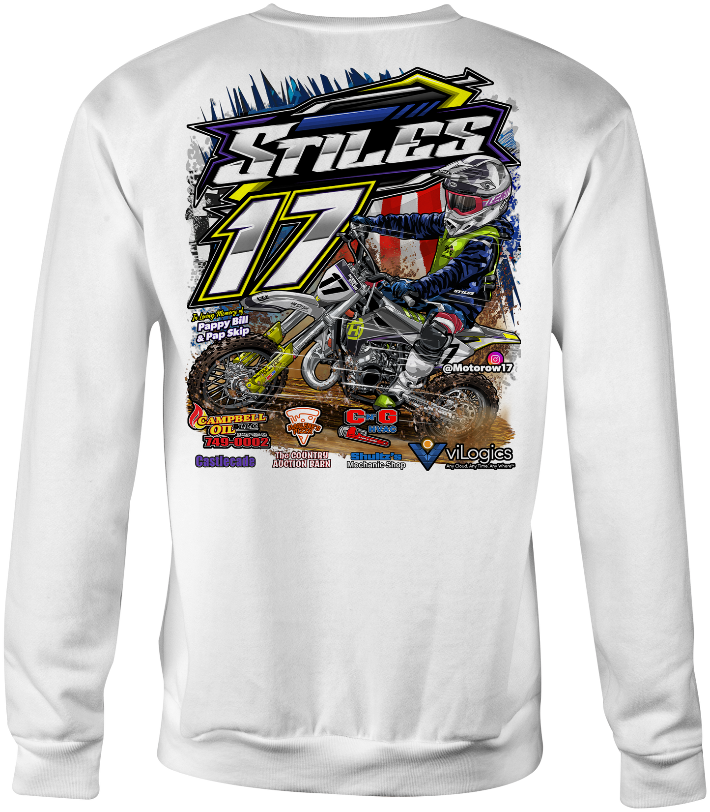 Stiles Racing Crewneck Sweatshirts