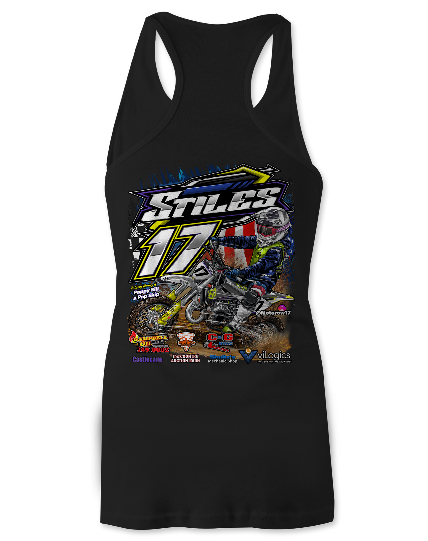 Stiles Racing Tank Tops