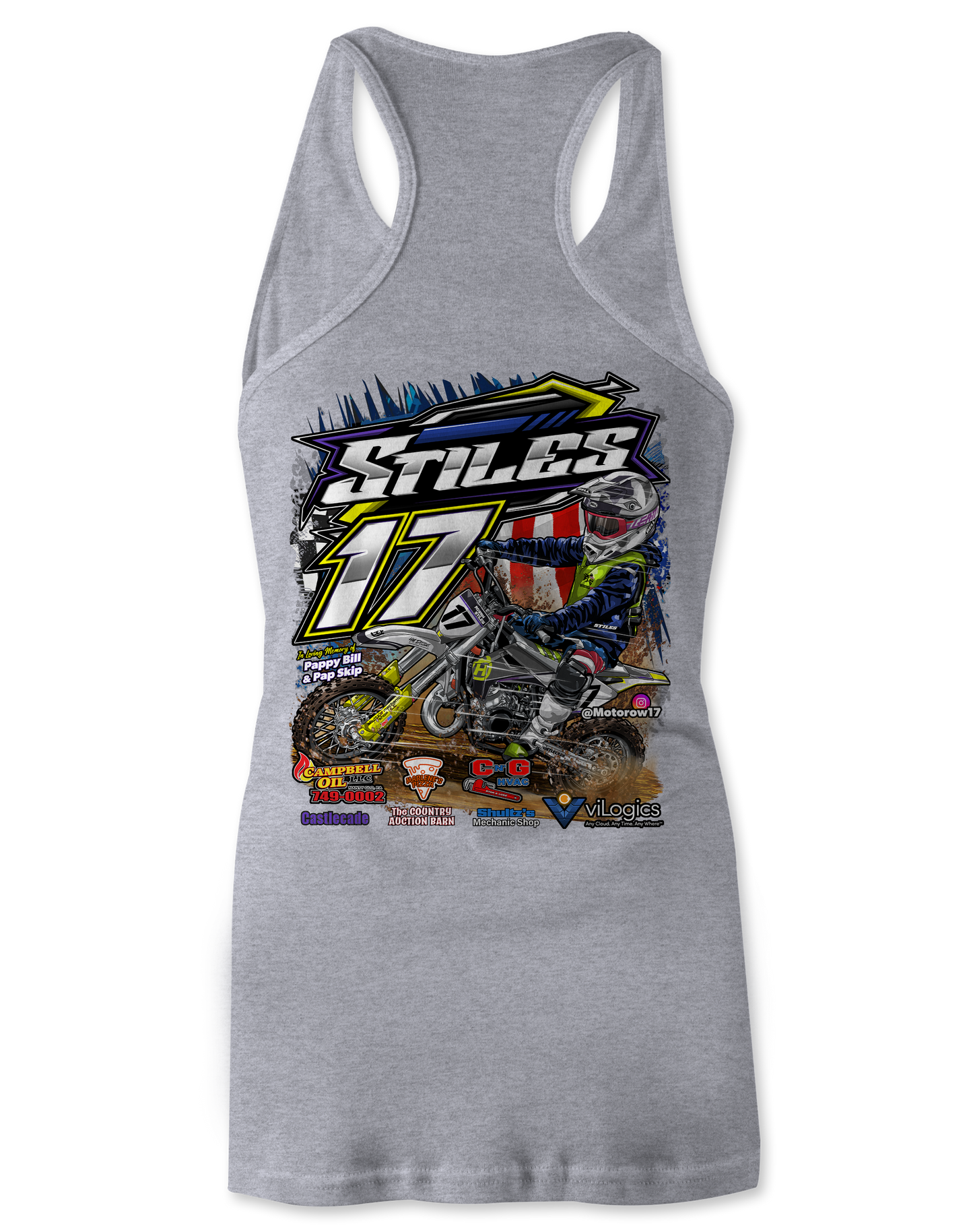 Stiles Racing Tank Tops