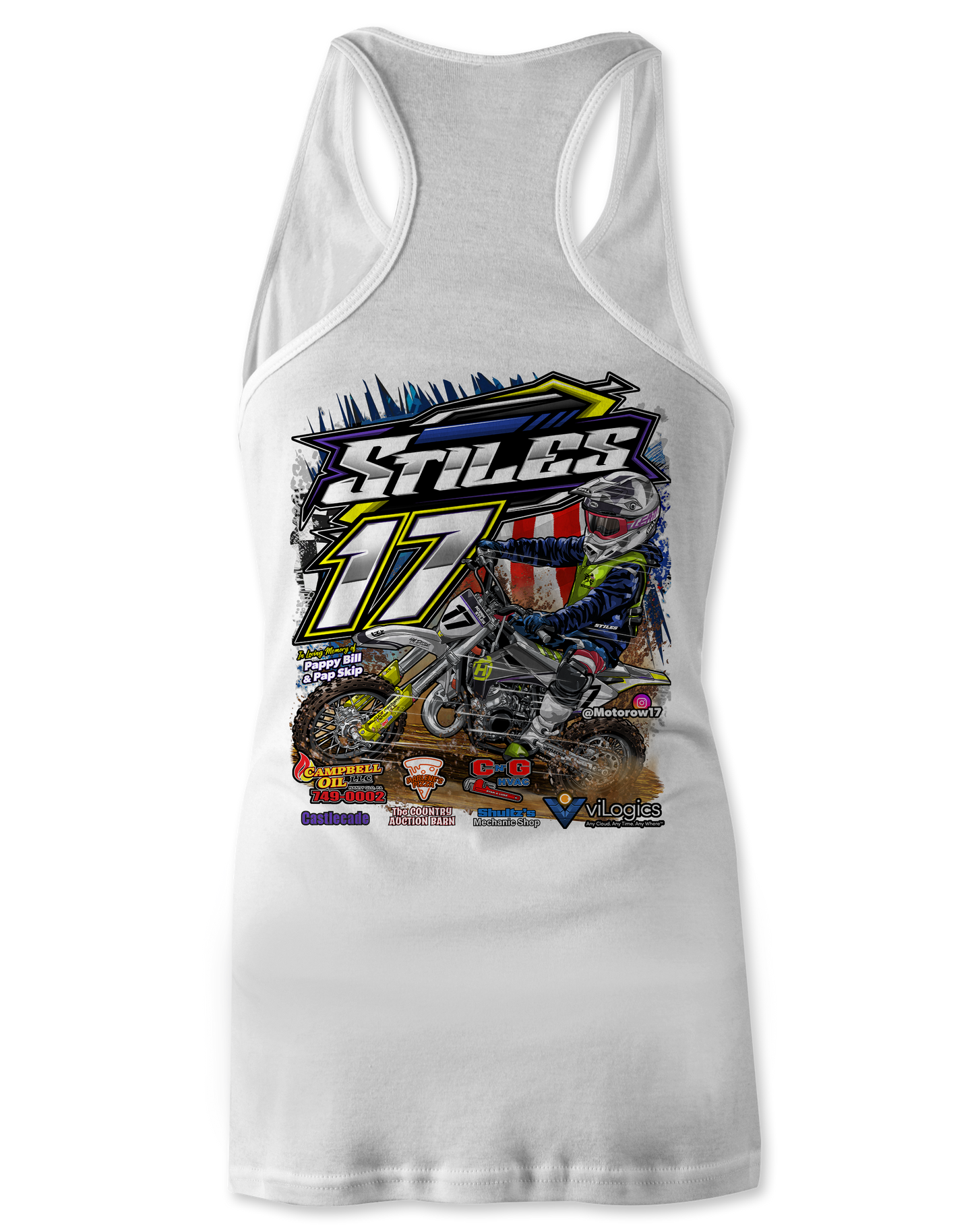 Stiles Racing Tank Tops