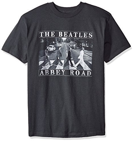 The Beatles Men'S The Beatles Abbey Road Distressed T Shirt, Black, Xx-Large [T-Shirt] - Rock Band Apparel