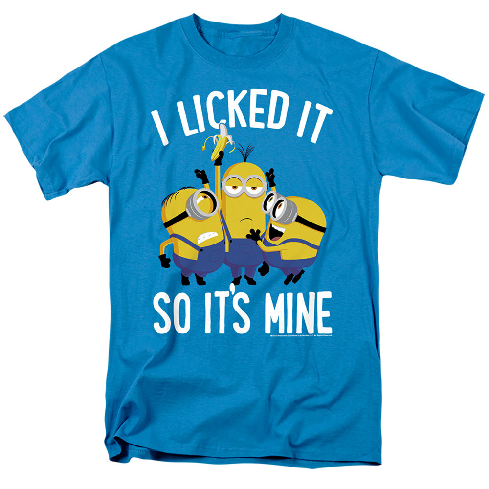 Minions I Licked It So It'S Mine Mens T Shirt Turquoise