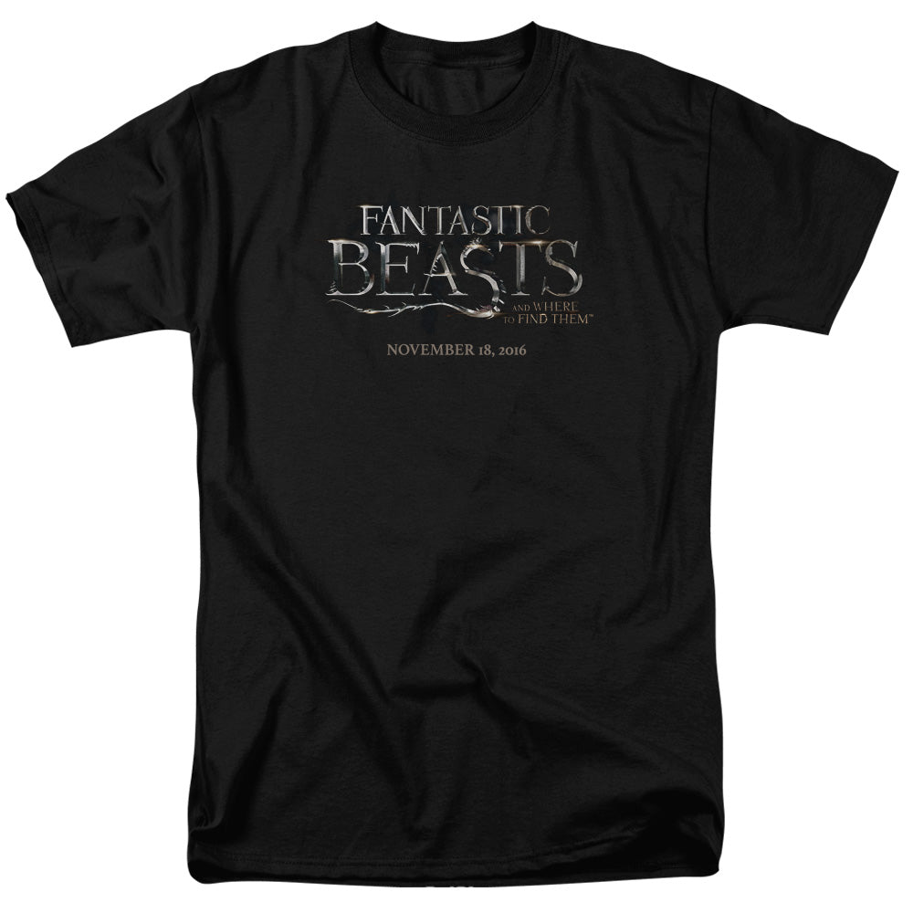 Fantastic Beasts Logo 2 Mens T Shirt Black Officially Licensed