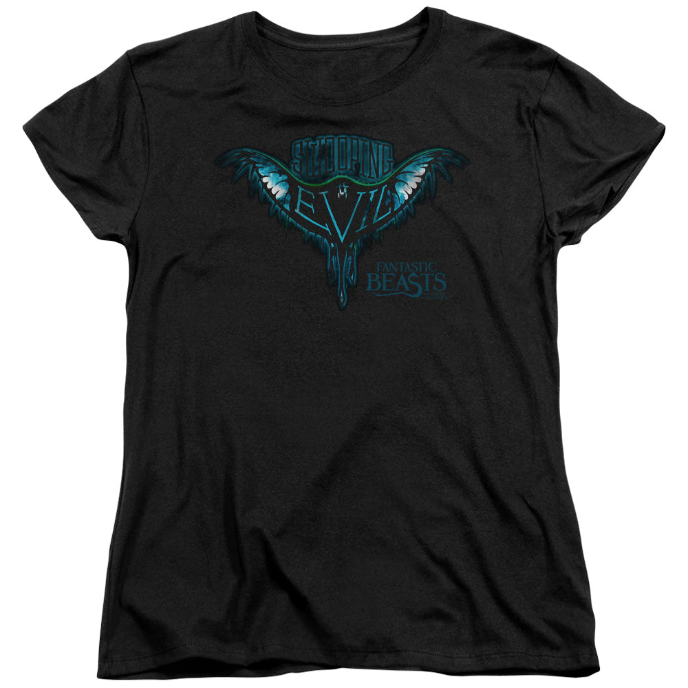 Fantastic Beasts Swooping Evil Womens T Shirt Black Officially Licensed