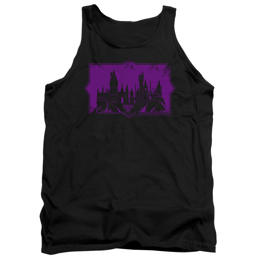 Fantastic Beasts 2 Hogwarts Silhouette Mens Tank Top Shirt Black Officially Licensed