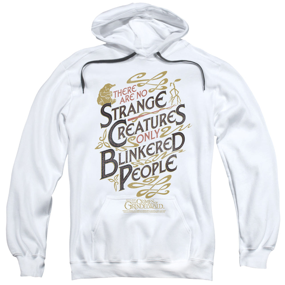 Fantastic Beasts 2 Blinkered People Mens Hoodie White Officially Licensed