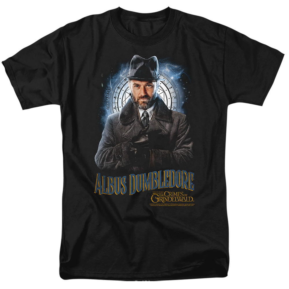 Fantastic Beasts 2 Dumbledore Mens T Shirt Black Officially Licensed