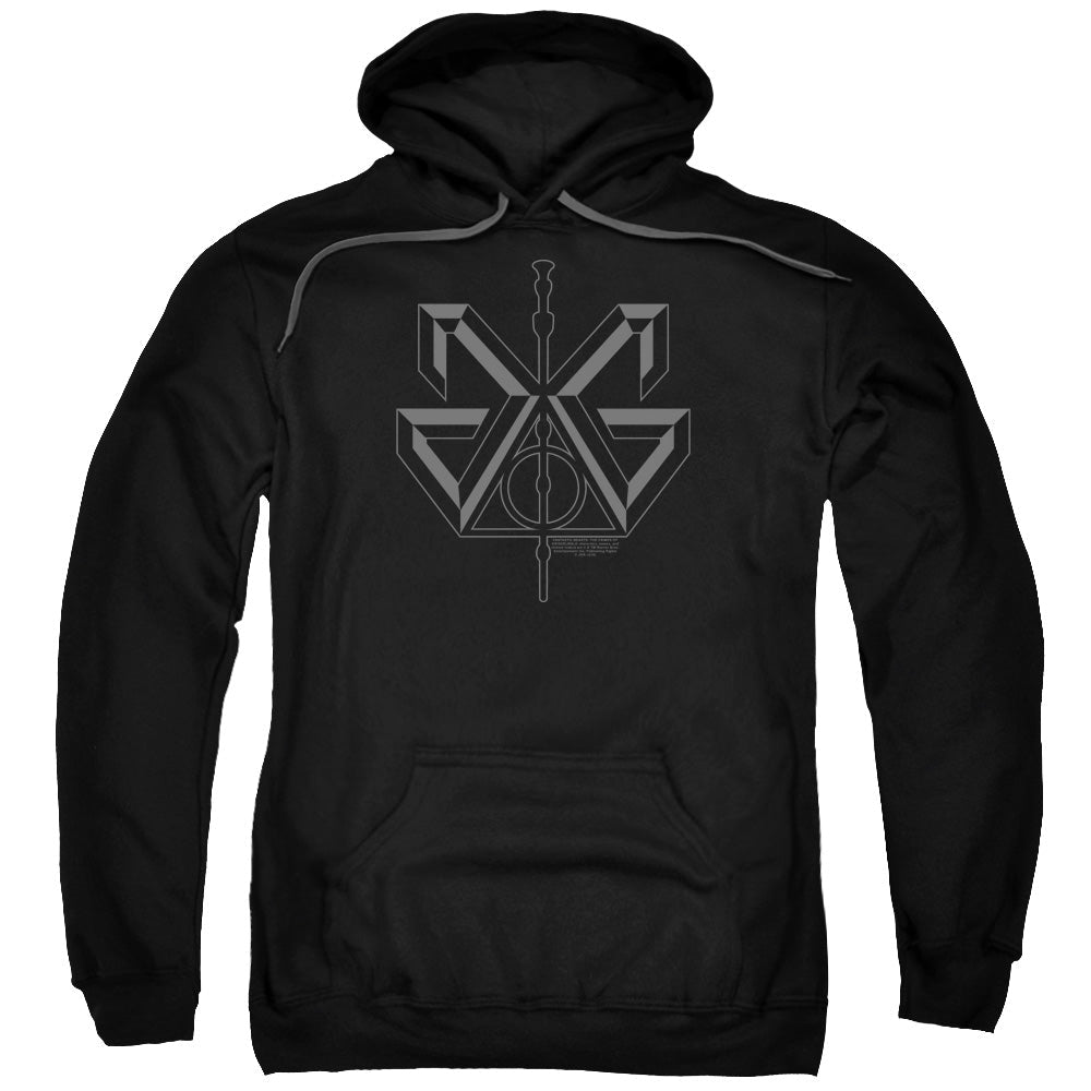 Fantastic Beasts 2 Grindelwald Sigil Mens Hoodie Black Officially Licensed