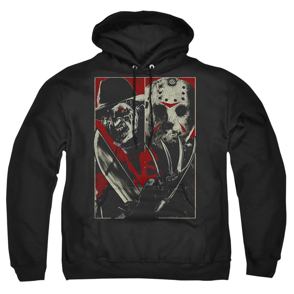 Freddy Vs Jason Vs Mens Hoodie Black Officially Licensed