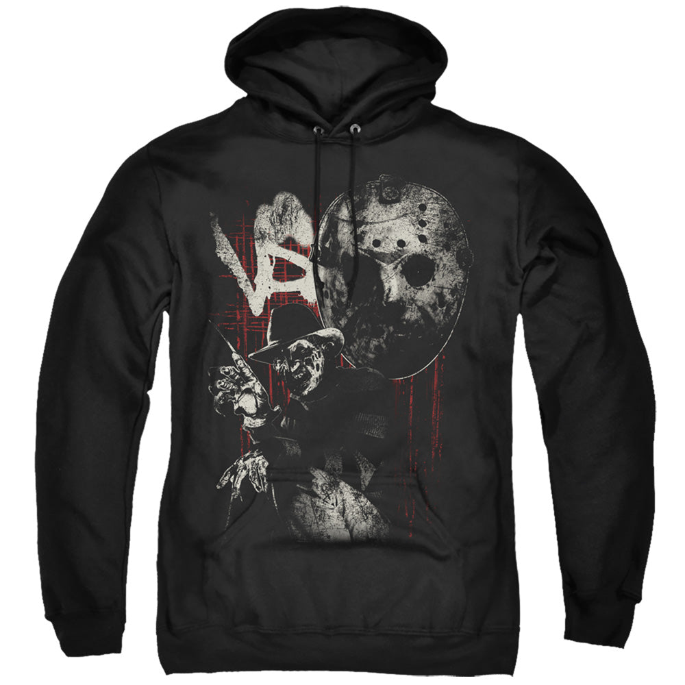 Freddy Vs Jason Scratches Mens Hoodie Black Officially Licensed