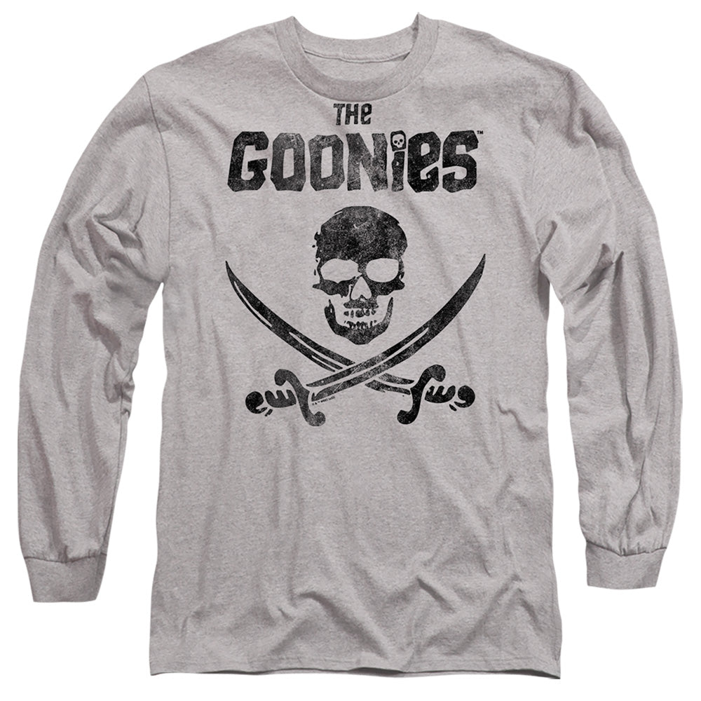 The Goonies Flag 2 Mens Long Sleeve Shirt Athletic Heather