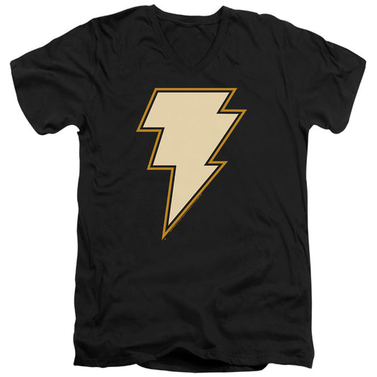 Black Adam Black Adam Chest Emblem Mens Slim Fit V-Neck T Shirt Black Officially Licensed