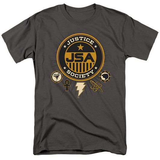 Black Adam Black Adam Justice Society Mens T Shirt Charcoal