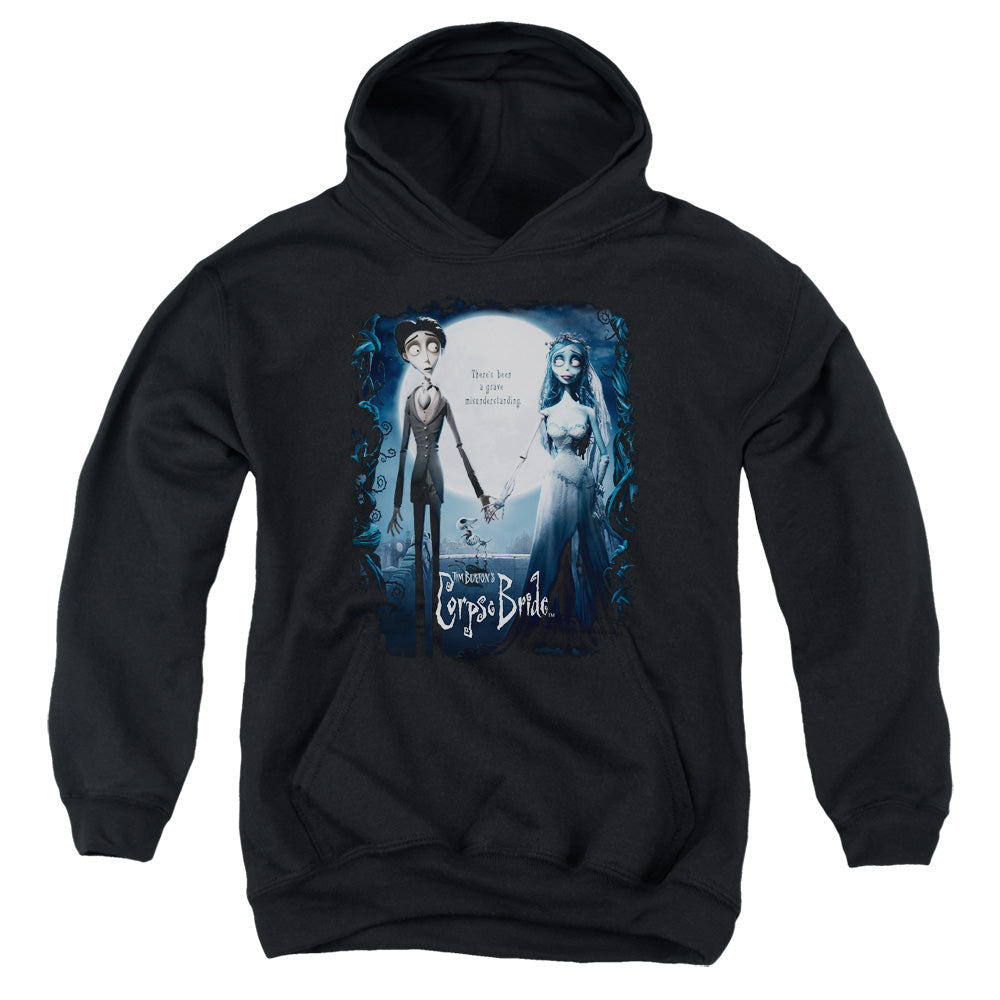 Corpse Bride Poster Kids Youth Hoodie Black Officially Licensed