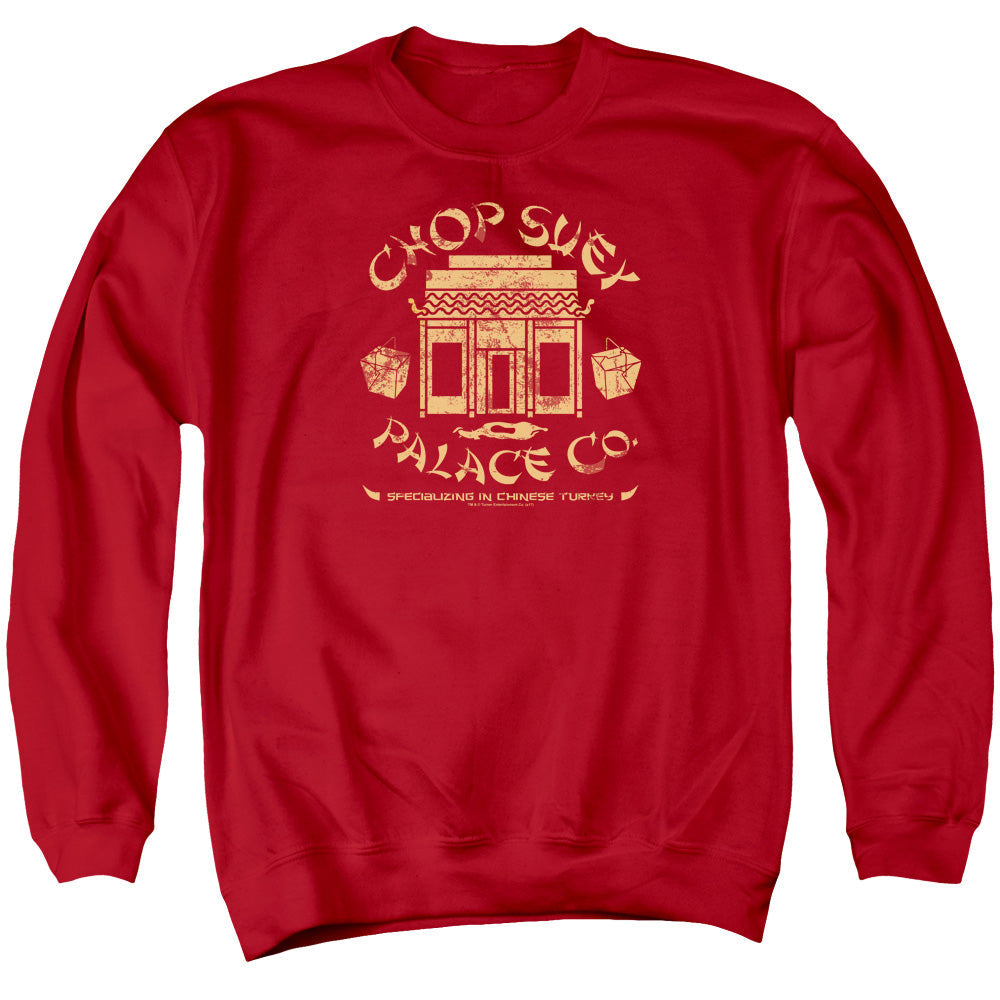 A Christmas Story Chop Suey Palace Mens Crewneck Sweatshirt Red Officially Licensed
