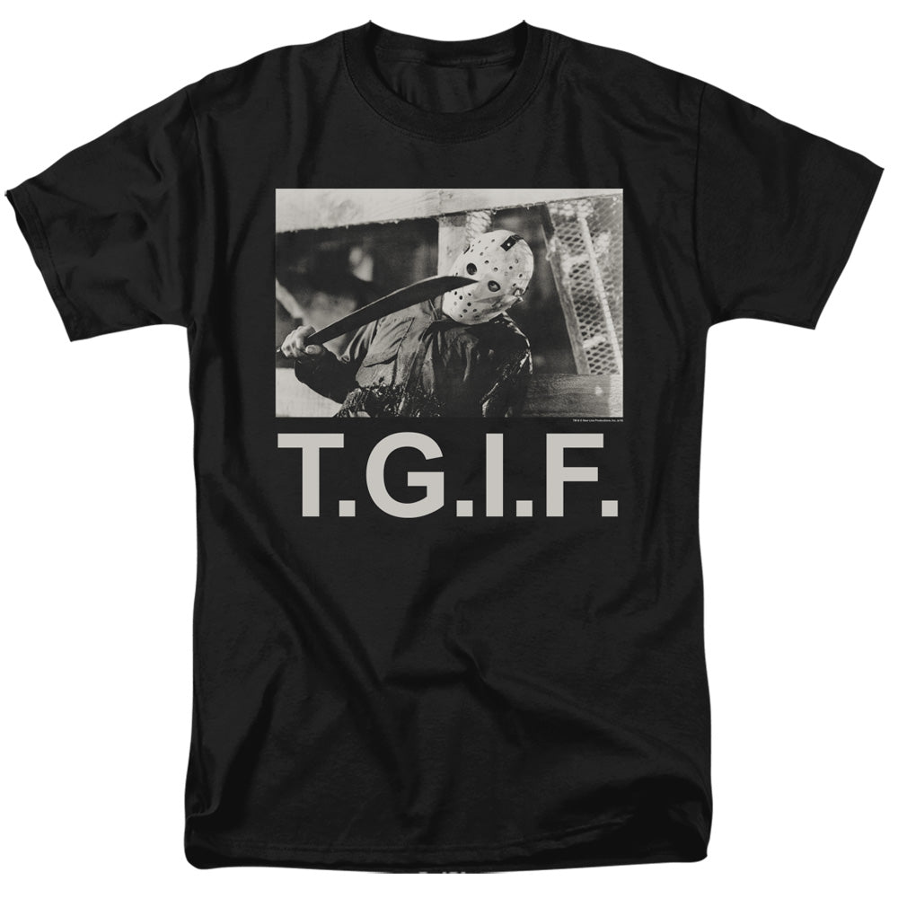 Friday The 13Th Tgif Mens T Shirt Black Officially Licensed