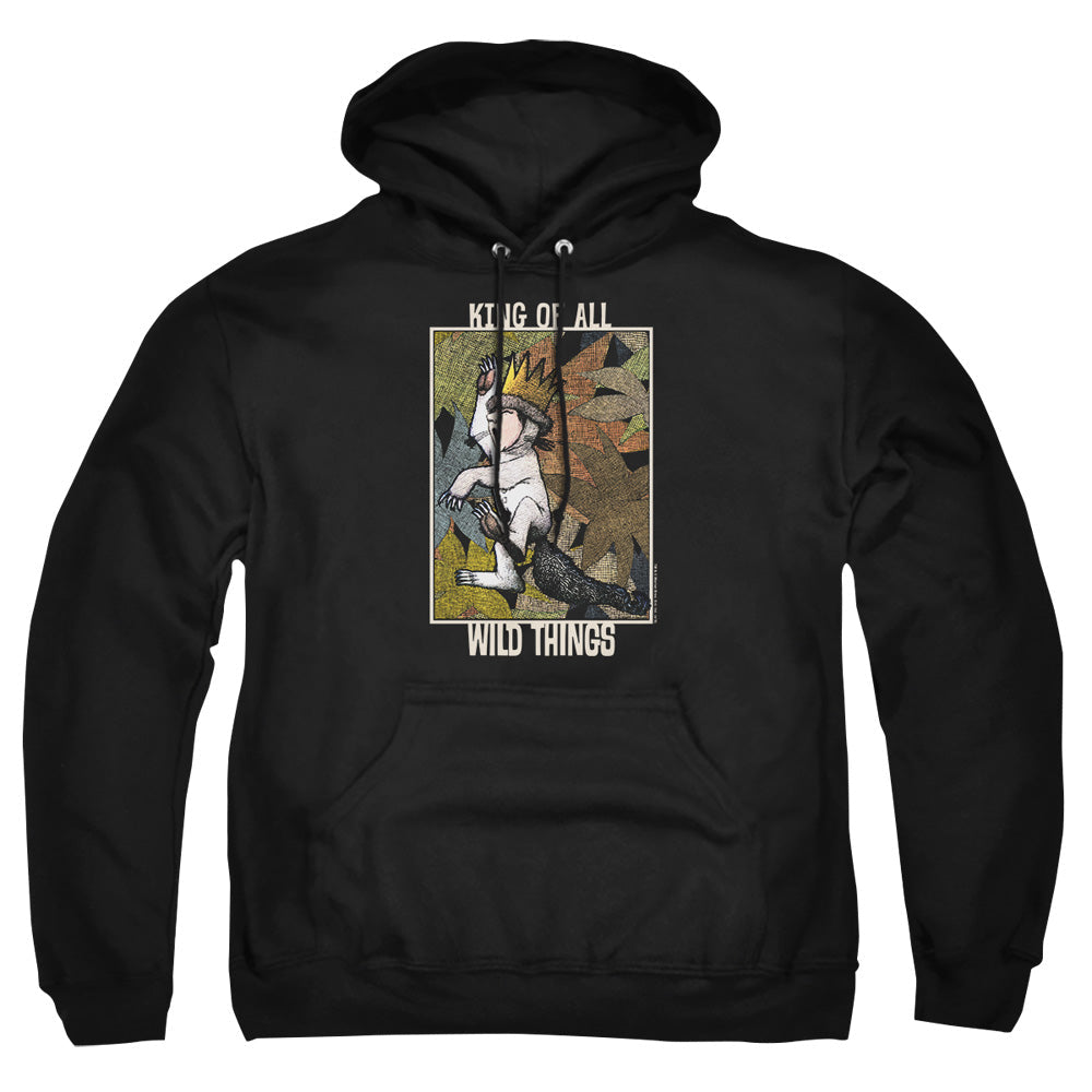 Where The Wild Things Are King Of All Wild Things Mens Hoodie Black Officially Licensed