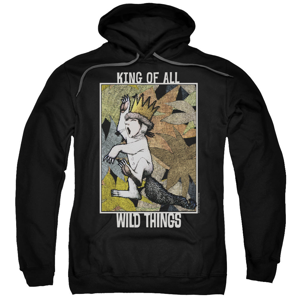 Where The Wild Things Are King Of All Wild Things Mens Hoodie Black Officially Licensed