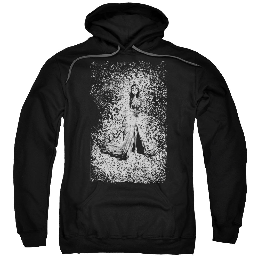 Corpse Bride Bird Dissolve Mens Hoodie Black Officially Licensed
