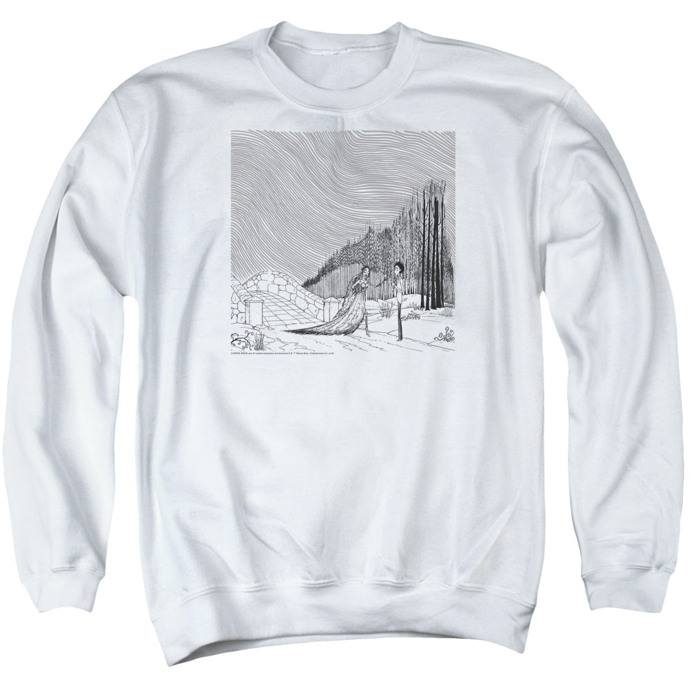 Corpse Bride My Darling Mens Crewneck Sweatshirt White Officially Licensed
