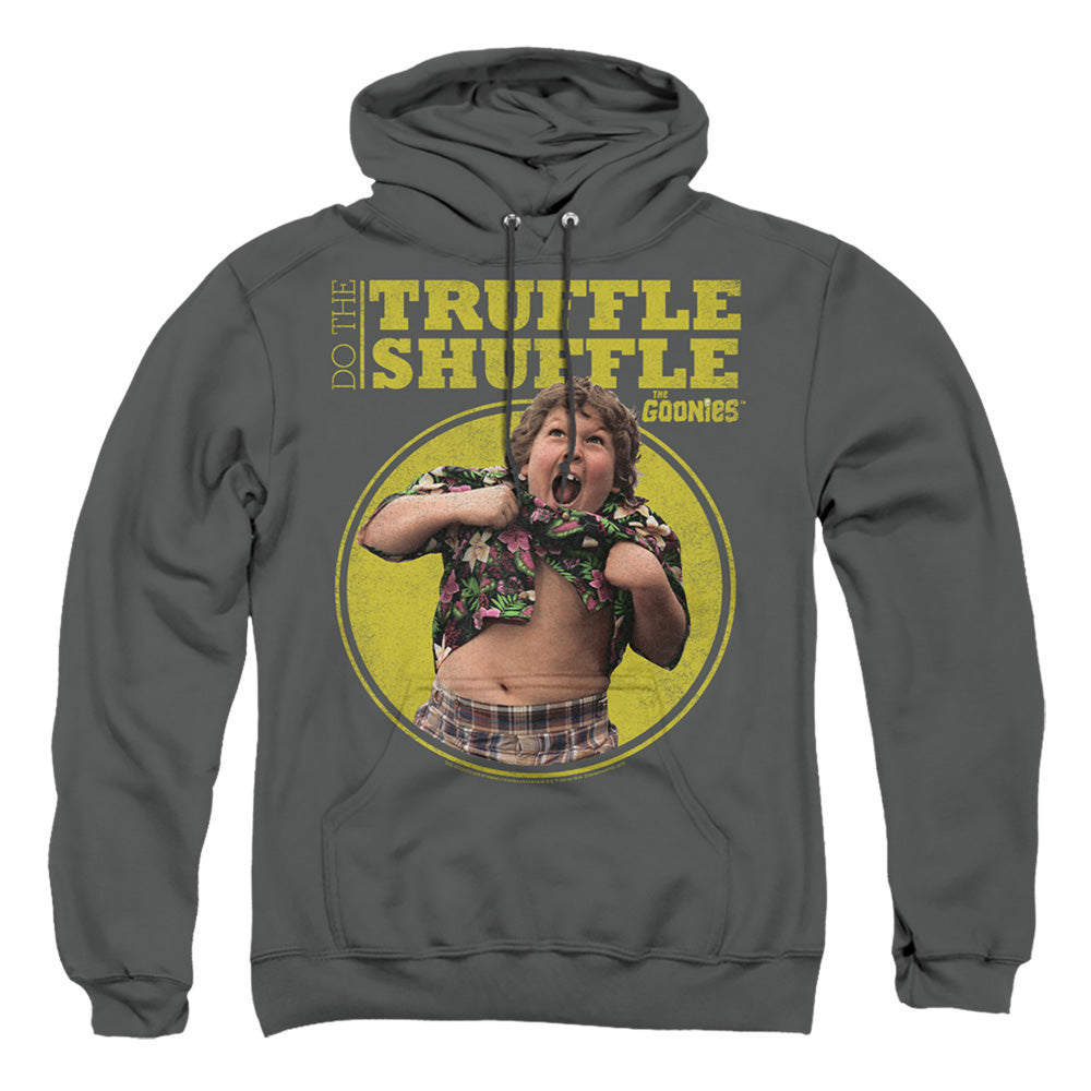 The Goonies Chunk Truffle Shuffle Mens Hoodie Charcoal