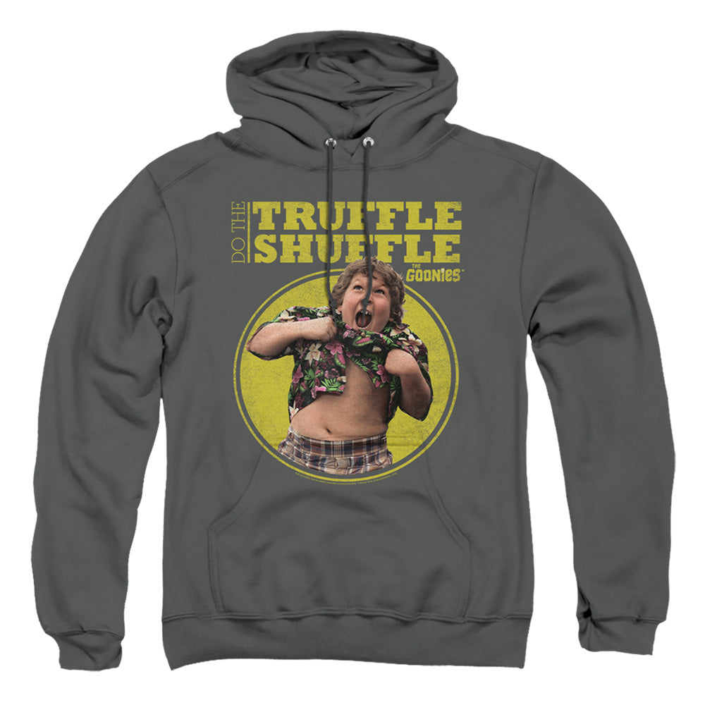 The Goonies Chunk Truffle Shuffle Mens Hoodie Charcoal