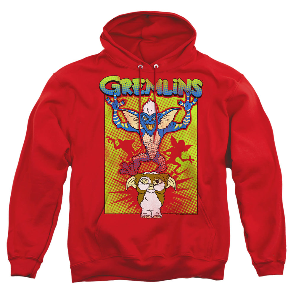 Gremlins Be Afraid Mens Hoodie Red Officially Licensed
