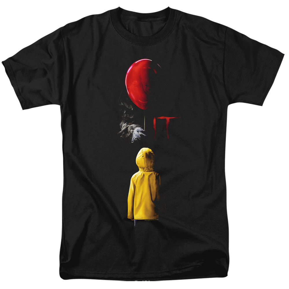 IT Red Balloon Mens T Shirt Black Officially Licensed