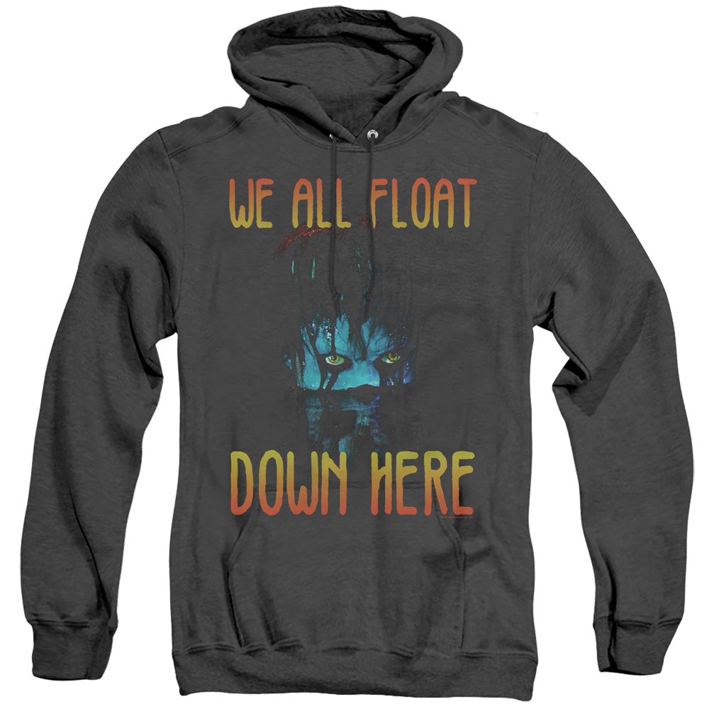 It 2017 We All Float Down Here Mens Heather Hoodie Black Officially Licensed