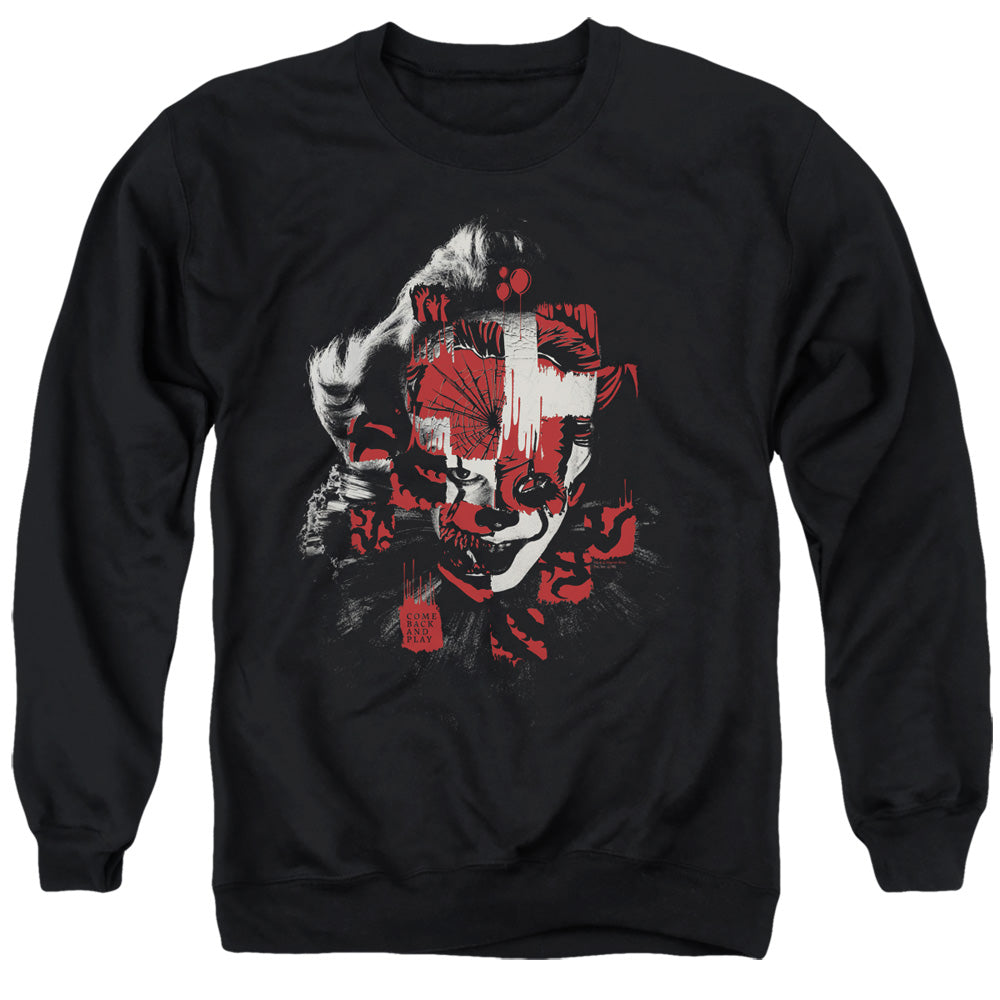 It 2019 Come Back Mens Crewneck Sweatshirt Black Officially Licensed