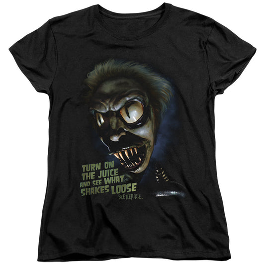 Beetlejuice Chucks Daughter Womens T Shirt Black Officially Licensed