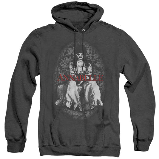 Annabelle Annabelle Mens Heather Hoodie Black Officially Licensed