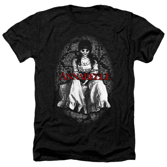 Annabelle Annabelle Heather Mens T Shirt Black Officially Licensed