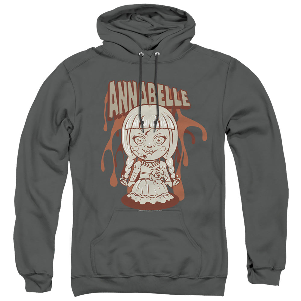 Annabelle Annabelle Illustration Mens Hoodie Charcoal Officially Licensed