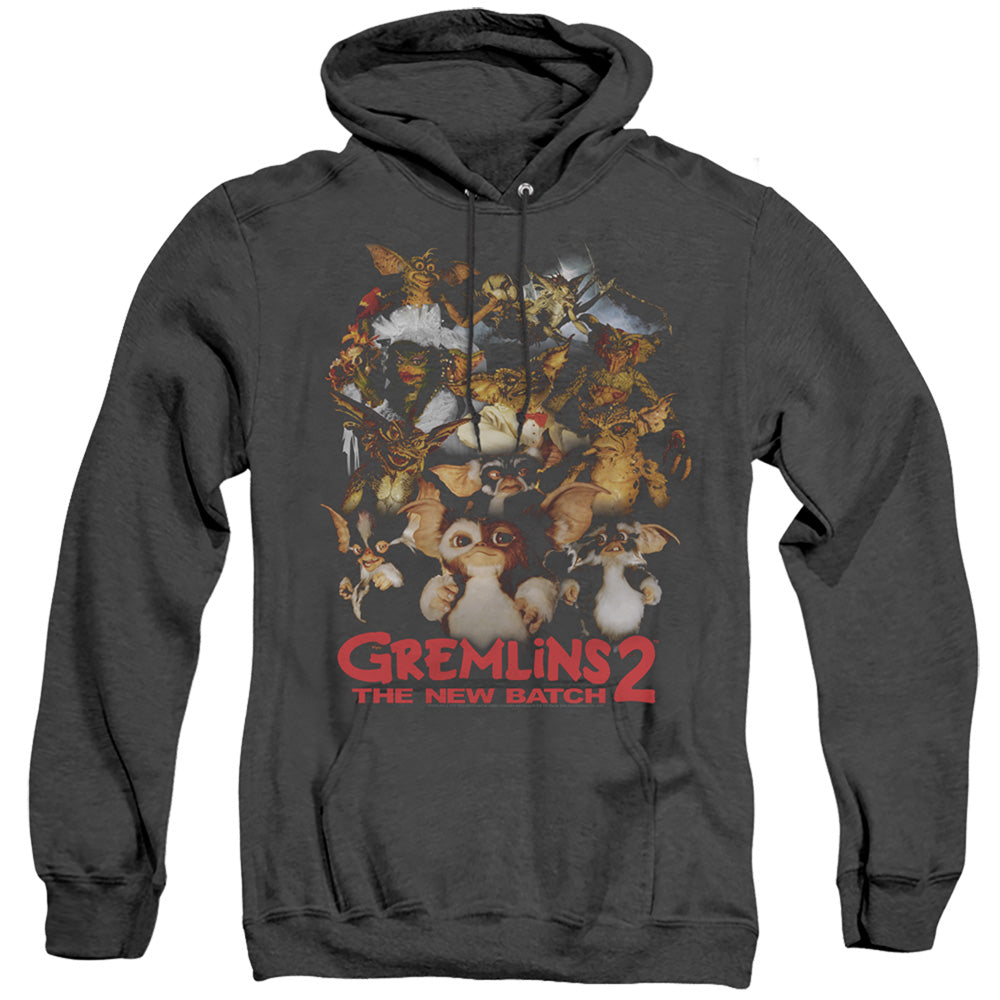 Gremlins 2 Goon Crew Mens Heather Hoodie Black Officially Licensed