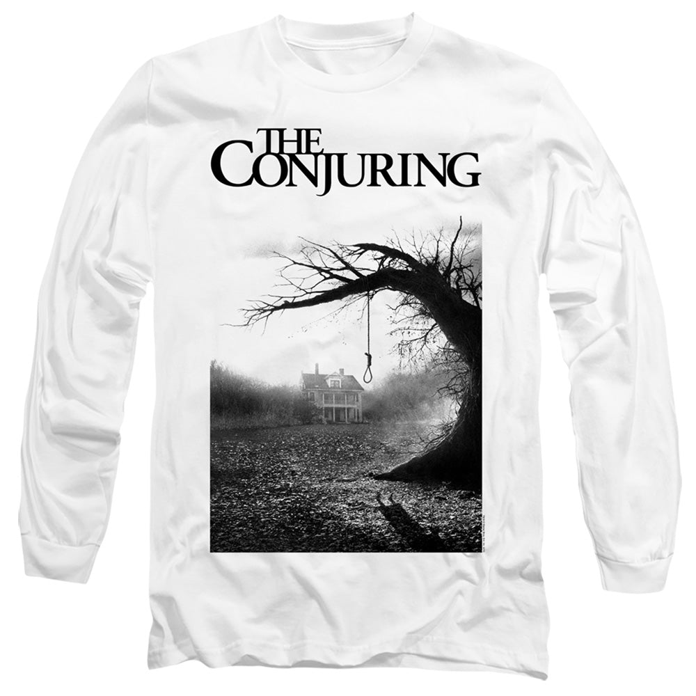 The Conjuring Poster Mens Long Sleeve Shirt White Officially Licensed