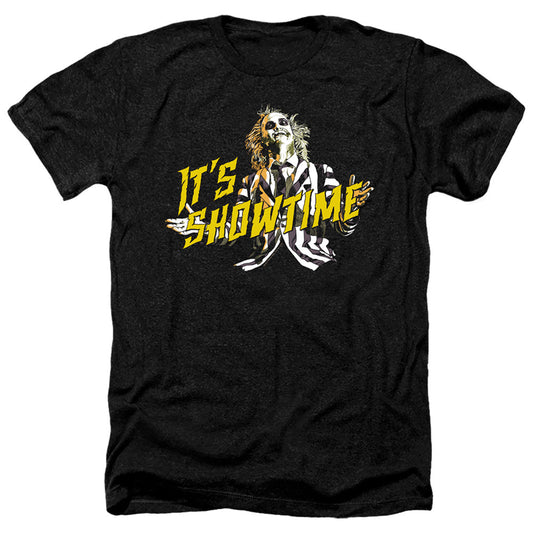 Beetlejuice Showtime Heather Mens T Shirt Black Officially Licensed