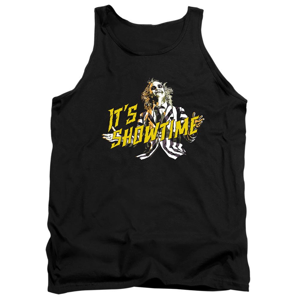 Beetlejuice Showtime Mens Tank Top Shirt Black Officially Licensed