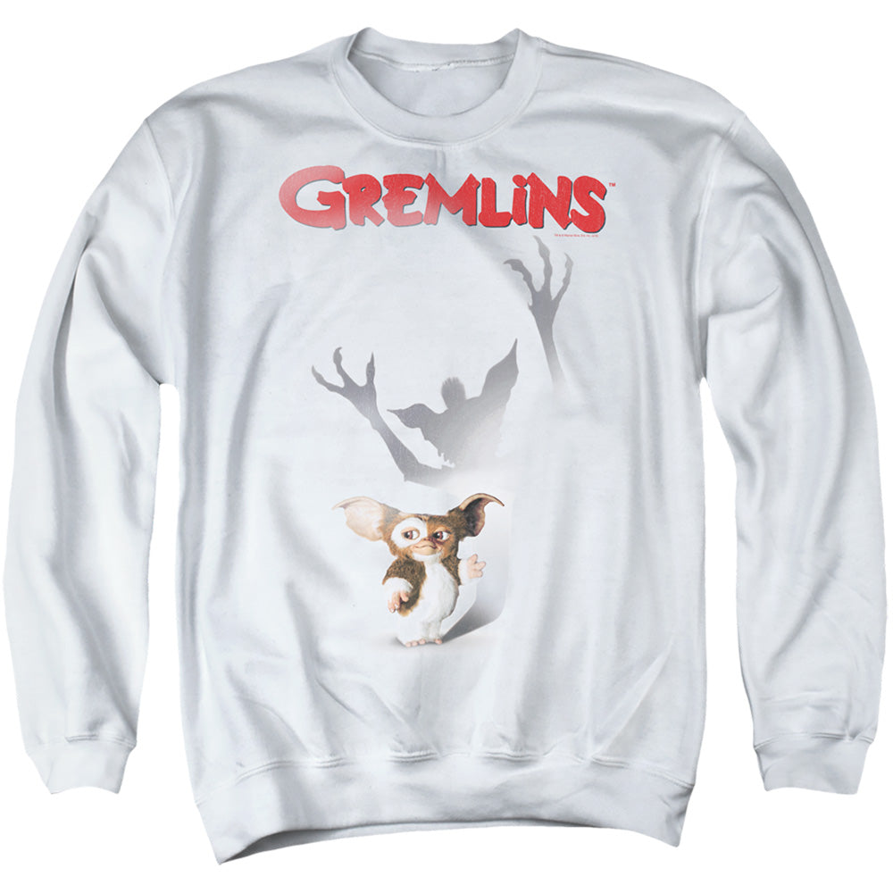 Gremlins Shadow Mens Crewneck Sweatshirt White Officially Licensed