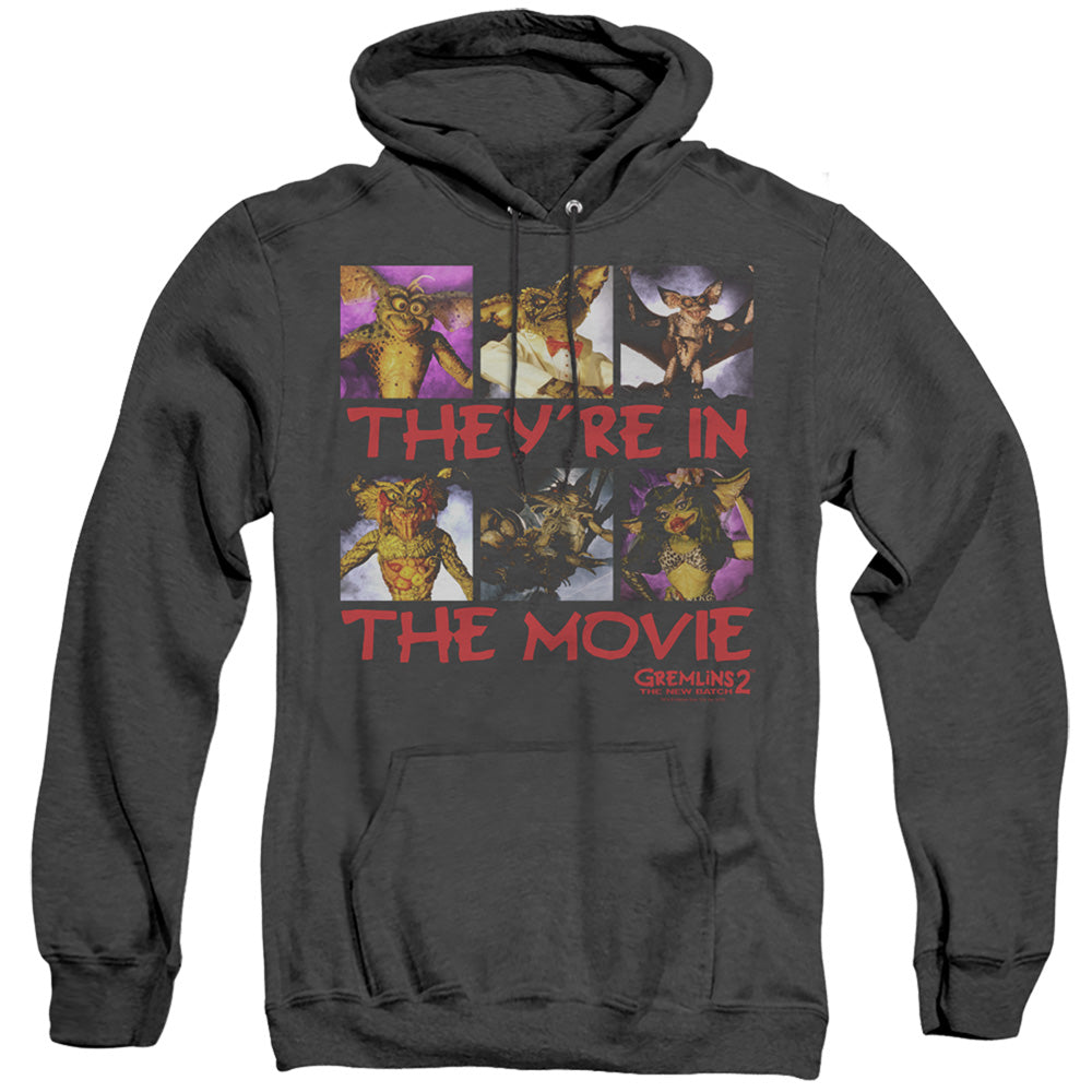 Gremlins 2 In The Movie Mens Heather Hoodie Black Officially Licensed