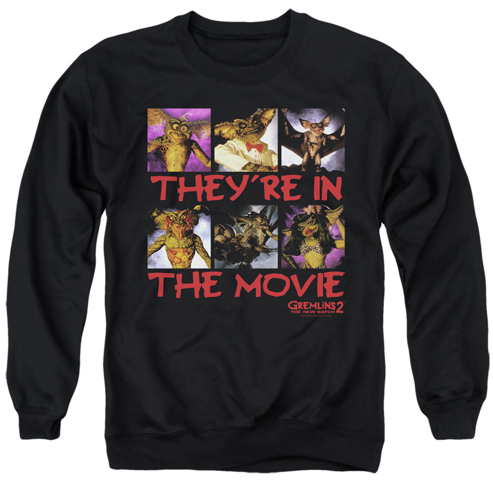 Gremlins 2 In The Movie Mens Crewneck Sweatshirt Black Officially Licensed