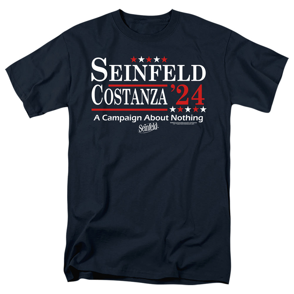 Seinfeld Election Tee Mens T Shirt Navy