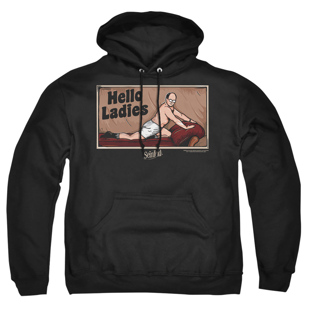 Seinfeld Hello Ladies Mens Hoodie Black