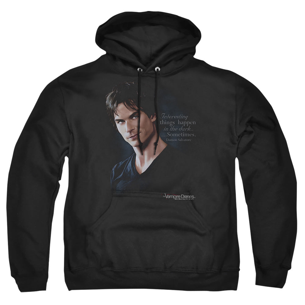 Vampire Diaries Sometimes Mens Hoodie Black Officially Licensed