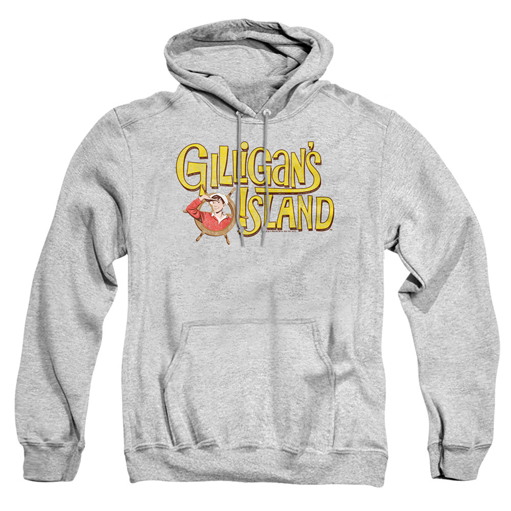 Gilligans Island Gilligans Logo Mens Hoodie Athletic Heather