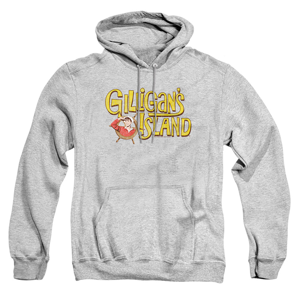 Gilligans Island Gilligans Logo Mens Hoodie Athletic Heather
