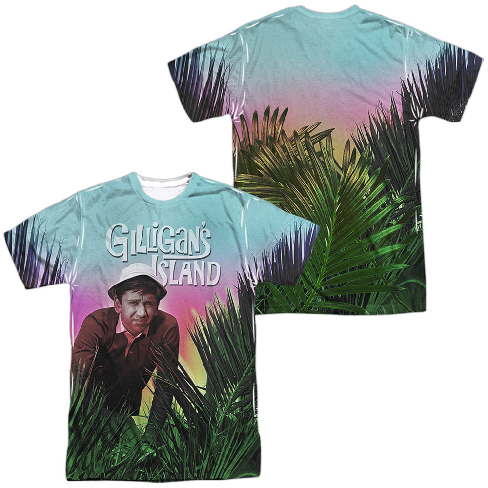 Gilligans Island Little Buddy-Mens Poly Crew T Shirt-White