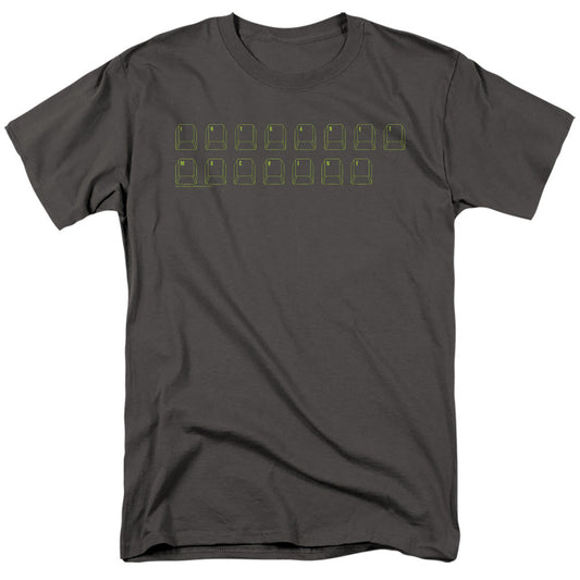 Big Bang Theory Intranet Machine Mens T Shirt Charcoal Officially Licensed